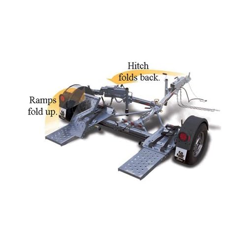 Folding Tow Dolly Foldable Kar Kaddy Truck Dolly Folding RV Tow Dolly