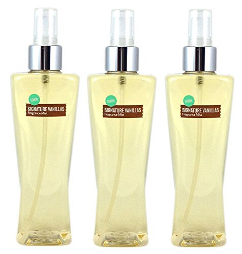 Bath & Body Works Lemon Vanilla Fragrance Mist Set of 3 Full Size