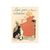 (22x28) Theophile Steinlen (Lait Pur Sterilise) Art Poster Print