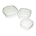 Kitchen Craft Microwave Cookware 3 Piece Casserole Set , Stain Resistant