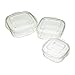 Kitchen Craft Microwave Cookware 3 Piece Casserole Set , Stain Resistant
