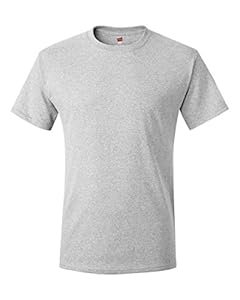 Hanes Men's Tagless T-Shirt (Ash) (X-Large)