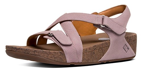 FitFlop Women s The Skinny Sandal Backstrap,Plumthistle,US 8 M