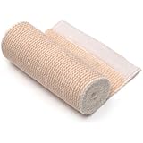 GT 4" Cotton Elastic Bandage with Velcro Closure on both ends, 4 inches wide x (13 to 15 ft. when stretched)