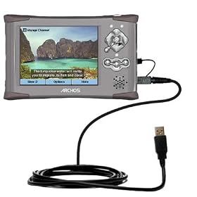 Click here to buy Classic Straight USB Cable for the Archos AV400 with Power Hot Sync and Charge... by Gomadic for the Archos AV400 Series.
