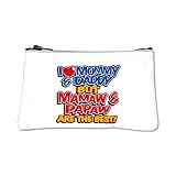 Artsmith, Inc. Coin Purse (2-Sided) I Love Mommy and Daddy Mamaw Papaw are the Best