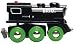 BRIO 33247 Wooden Railway System: 4 Wheel Rechargeable Engine