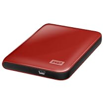 Western Digital My Passport Essential 500GB USB 2.0 Portable External Hard Drive - Real Red