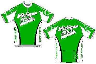 Michigan State University Raod Bicycle Jersey