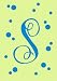 Monogram Polka Dot Garden Size Flag - S