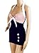 Stripe Navy Blue Retro Pin up Rockabilly Sailor Nautical Women's Bathing Suit Swimsuit Swimwear