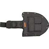 Marble Knives 5015S Fireman's Shovel Machete Sheath with Heavy Black Nylon Construction w/ Orange Embroidered Marble's Logo & Belt Loop