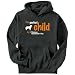 THE PERFECT CHILD IS A Bernese Mountain Dog Dogs Mens Hoodie (Dark Silver, Sizes X-Small - XXX-Large)