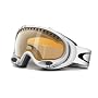 Oakley A-Frame - Shaun White Men's Snowboard Goggles - White / Black Stripe Frame - Persimmon Lens