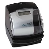 Acroprint Es900 Digital Automatic Payroll Recorder/Time Clock Black Multifu ....