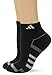 adidas Women's Climalite® II Low Cut Sock (2-Pair), Black/Medium Lead/White, Medium, (Shoe Size 5-10)