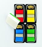 POST-IT FLAGS ASSORTED COLORS W/