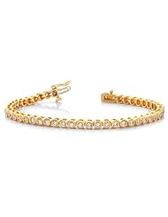2.00 ctw Womens Diamond Tennis Bracelet 14k gold