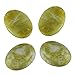 2pcs AAA Natural Peridot Green Lucky Jasper Oval Cabochon Flatback Gemstone beads 18x13mm or 7.1