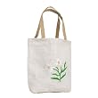 Olive N Figs White Embroidered Jute Handbag/Tote