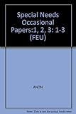 Special needs occasional papers