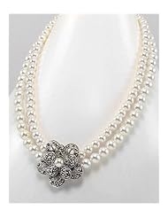 Marcasite Necklace In 92.5 Sterling Silver