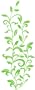 RoomMates RMK1164GM Leaf Scroll Peel & Stick Wall Decals