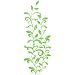 RoomMates RMK1164GM Leaf Scroll Peel & Stick Wall Decals