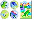Olive Kids Dinosaurland Kids Light Switch Plate Cover and Drawer Knobs Special
