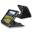 Black Leather Carrying Case Cover Compatible With Apple® iPad® 3G