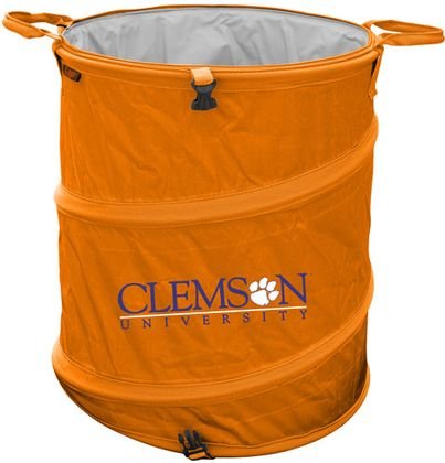 Clemson Tigers NCAA Collapsible Trash Can by Logo Chair