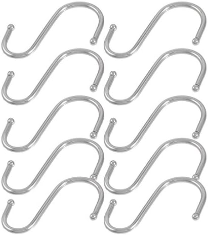 Hank Bo (10 Pcs) Hanging Hooks Hangers of Metal S Shaped Kitchen Spoon Pan Pot
