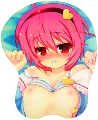 Tangibler-8''×10''×1.4'' 3D Silicone Wrist Rest Mouse Pad/Gaming Mouse Pad/Anime Game Cartoon Girl Big Breast Bottom Mouse Pads #6 (006)