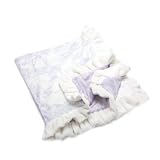 Microfiber Baby Blanket -Lavender Toile