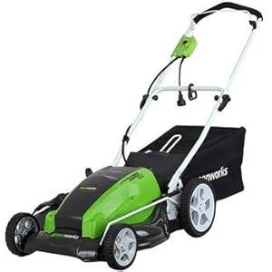 Greenworks 25112 21-Inch 13 Amp Electric Lawn Mower 3 in 1