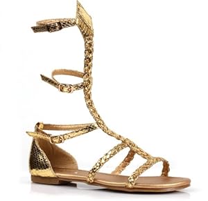 Girls Miriam Gladiator Flat Sandal Shoes sz XL 4-5