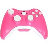 Matte Pink with White Out Kit - XBOX 360 Controller Shell Kit