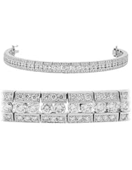 Diamond Bracelet - Pave Platinum Tennis Bracelet