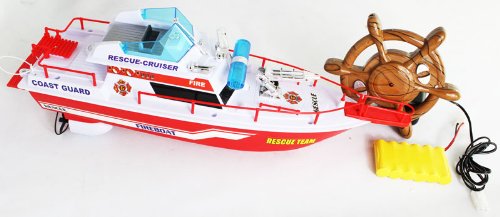 Rescue Cruiser Fireboat Speed Super Power Electric RTR RC Remote Control Boat 41QK N2QgqL Rescue Cruiser Fireboat Speed Super Power Electric RTR RC Remote Control Boat