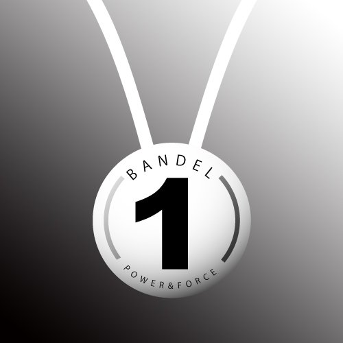 BANDEL(バンデル) Necklace ネックレス ナンバー シリーズ No.1 ホワイト 43cm