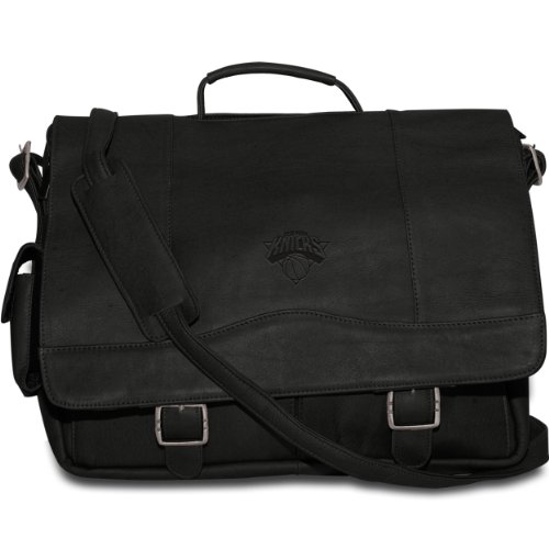 NBA New York Knicks Pangea Black Leather Porthole Case