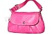 Coach Large Soho Pleated Magenta Pink Leather Flap Handbag 13729