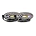 Mini Oval Fog Kit; chrome metal housing, spectra beam lenses Image