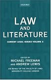 : Law and Literature: Current Legal Issues 1999 Volume 2 (Current Legal Issues, V. 2.)