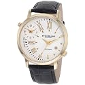 Stührling Original Men's 343.33352 Classic Polaris Swiss Quartz Date and Dual Time Zone Black Watch