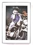 3-D Art Jigsaw - Girl on Motorcycle - Kim Anderson Photo
