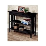 Mission style Console Table With 3 Drawers
