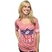 NFL Women's Nfl Shield Vintage Triblend Short Sleeve Crew Neck Tee