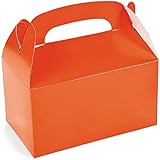 1 X Lot of 12 Orange Treat Boxes Halloween Party Favors