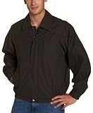 Perry Ellis Men's Cotton Micro Blouson, Graphite, XX-Large